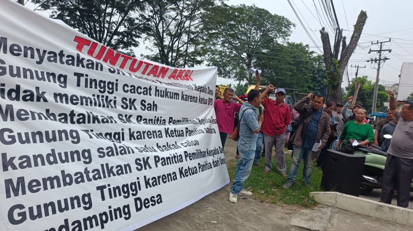 Dugaan Pelanggaran Adminstratif Pilkades Gunung Tinggi Mencuat di PTUN Medan, Ini Respon Juru Bicara