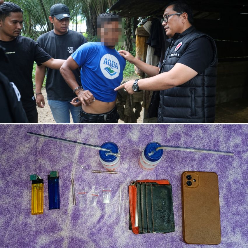 Gerebek Sarang Narkoba di Tapsel, Polisi Amankan Pria dan Temukan Alat Isap Sabu