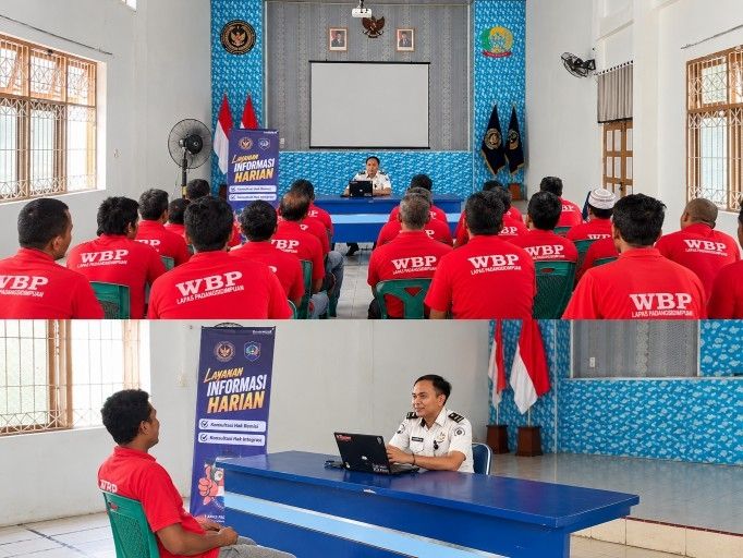 Lapas Padangsidimpuan Buka Layanan Informasi, 34 Warga Binaan Dapat Kejelasan Hak Remisi