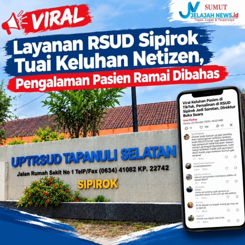 Layanan RSUD Sipirok Tuai Keluhan Netizen, Pengalaman Pasien Ramai Dibahas
